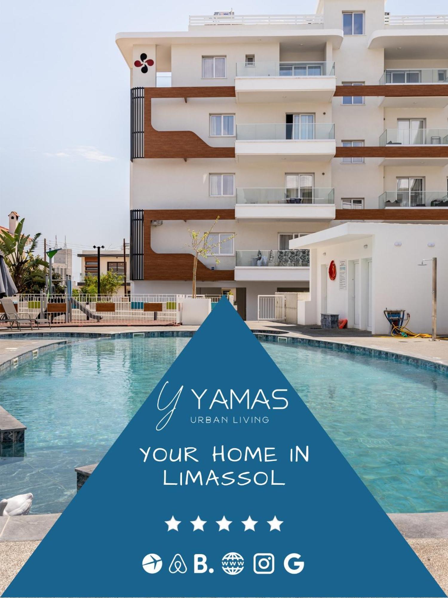 לימסול Yamas Urban Living Zakaki Pool Penthouses & Apartments מראה חיצוני תמונה