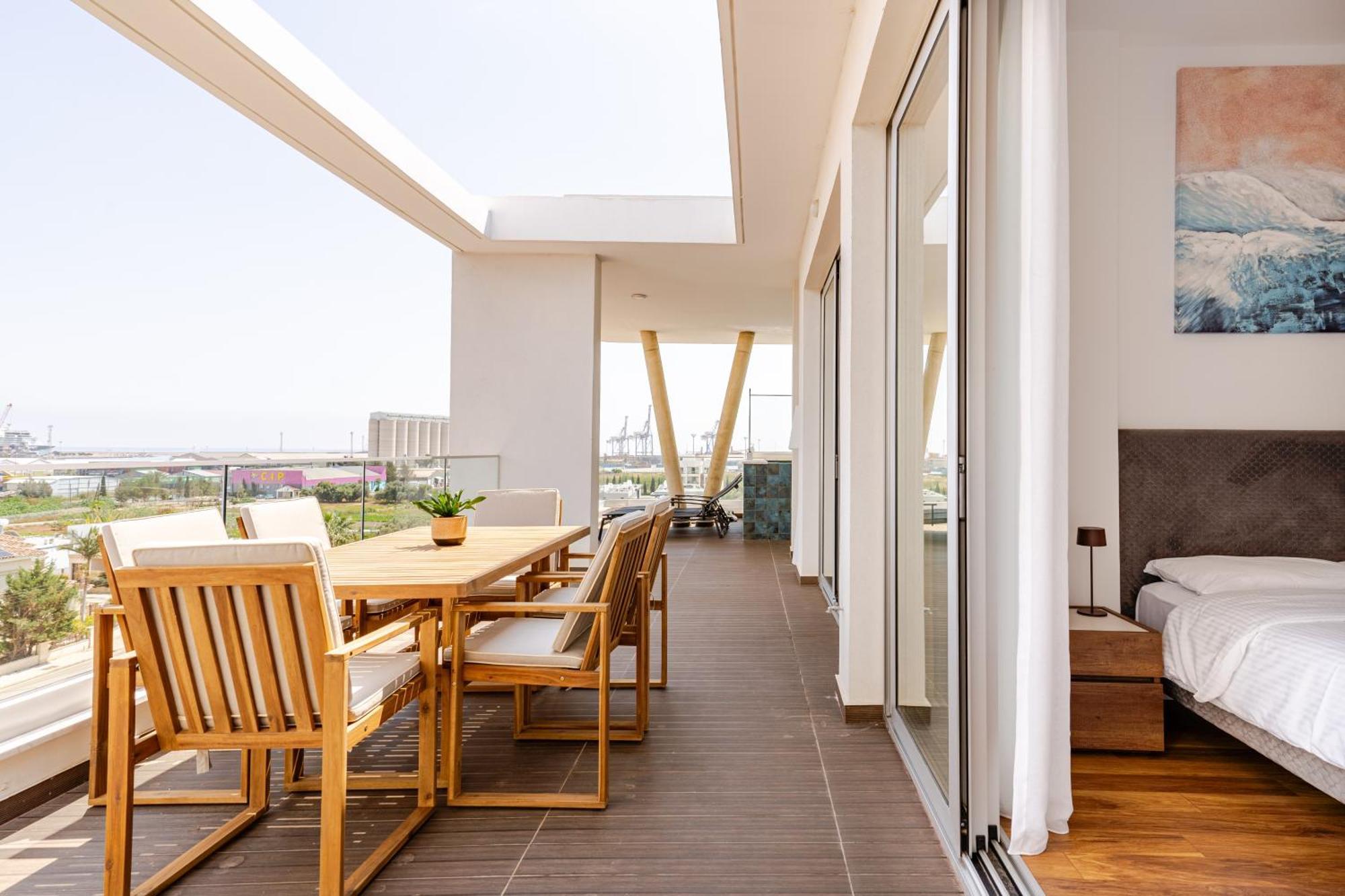 לימסול Yamas Urban Living Zakaki Pool Penthouses & Apartments מראה חיצוני תמונה